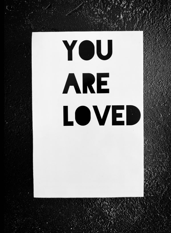 Bloc en bois You Are Loved