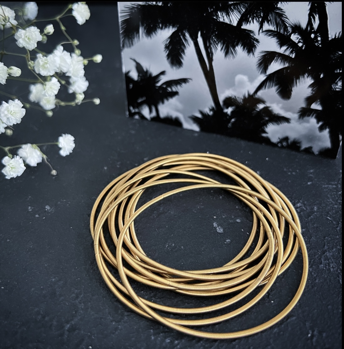 Bracelets acier doré – Image 3