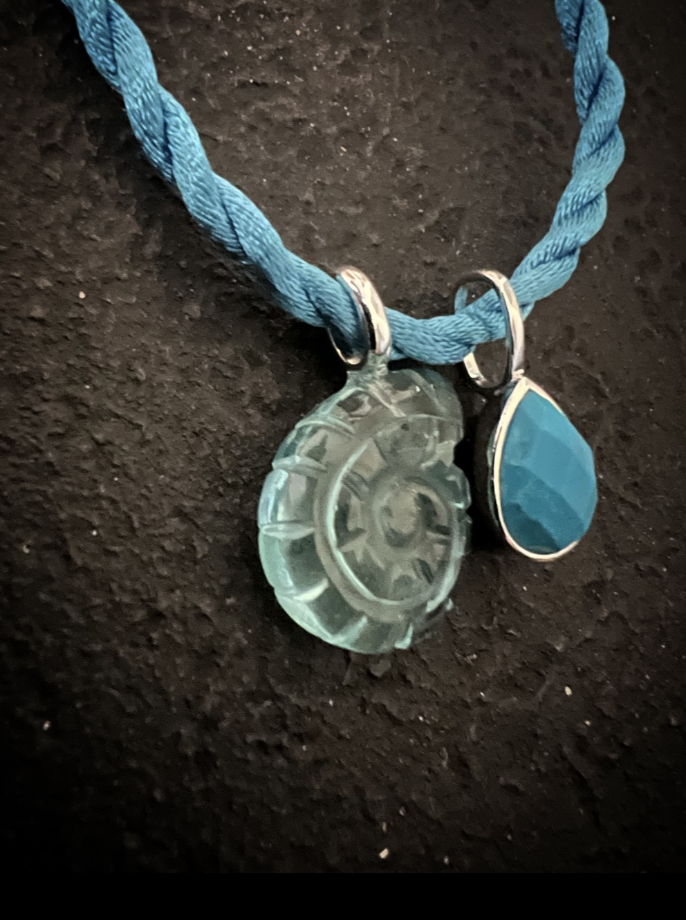 Collier Pink Sand Summer - turquoise et silver – Image 3