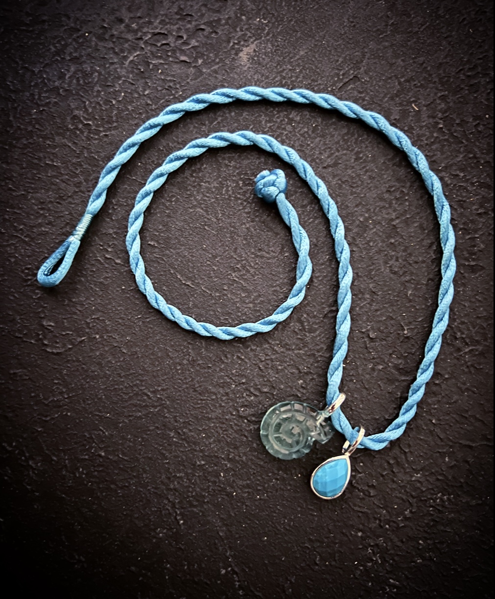 Collier Pink Sand Summer - turquoise et silver – Image 2