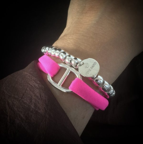 Bracelet Fizz bouée rose fluo – Image 4