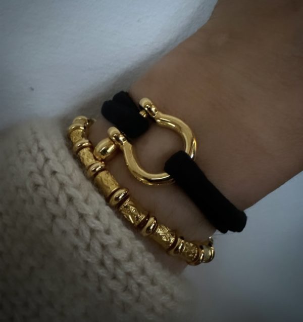 Bracelet Absolu doré - noir – Image 3