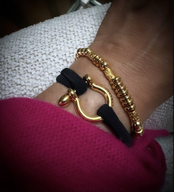 Bracelet Absolu doré - noir – Image 4