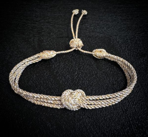 Bracelet Coeur gold/silver