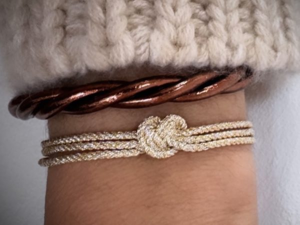 Bracelet Coeur gold/silver – Image 3