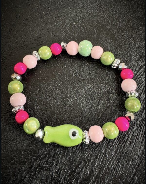 Bracelet Poisson vert