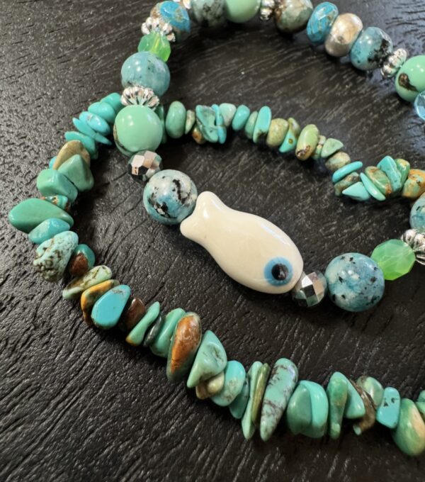 Bracelet Poisson blanc – Image 2