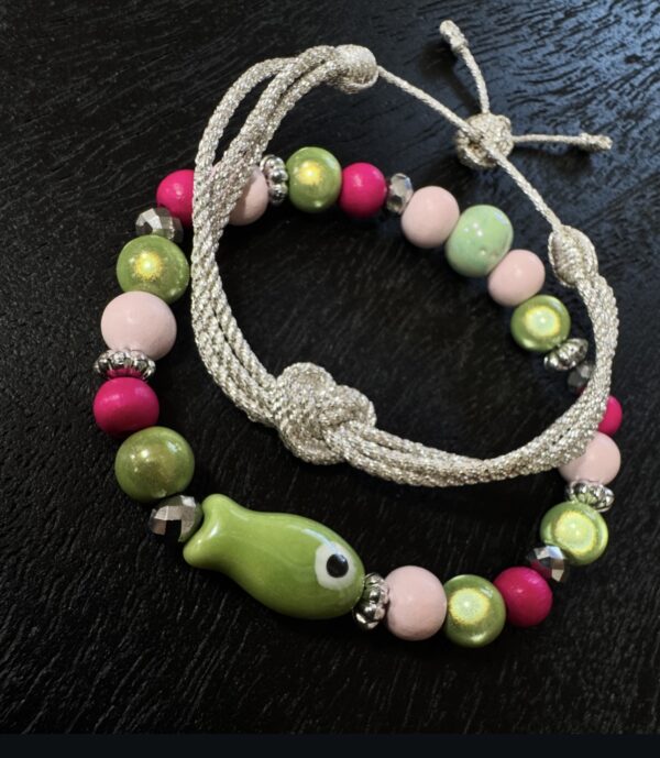 Bracelet Poisson vert – Image 2