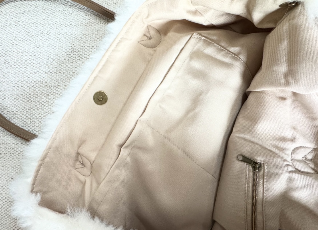 Sac grand cabas blanc doudou – Image 5