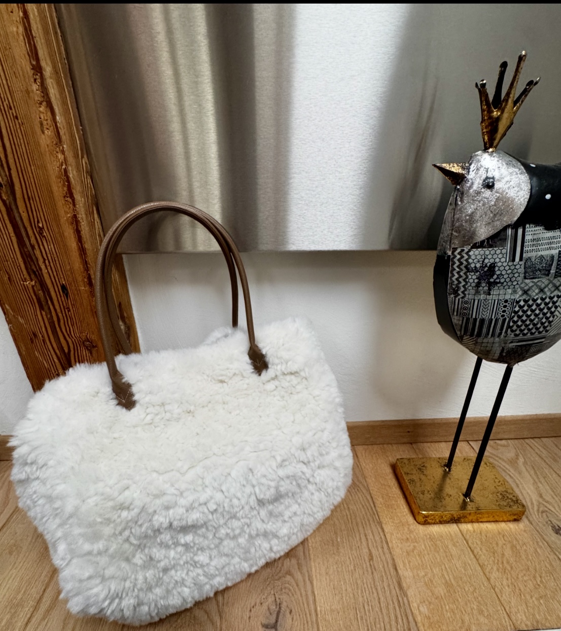 Sac grand cabas blanc doudou – Image 3